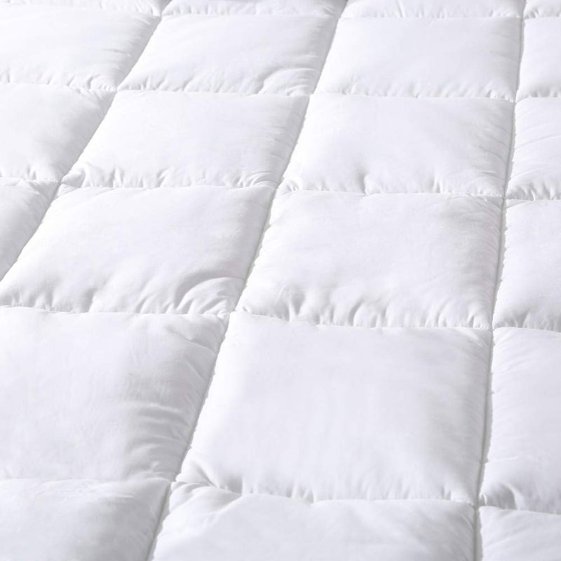 Defend-A-Bed Classic Brands Defend-A-Bed Ultimate Alternative Down Baffle Box Quilted Mattress Protector, King - Image 4